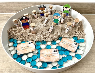 Thema Piraten: reflectie met kleuters 