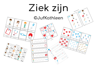Lesmateriaal Ziekenhuisbundel van auteur Juf Kathleen 1994