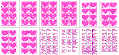 Lesmateriaal rekenen tot 20 - thema Valentijn  van auteur Juf Sofie slide 3