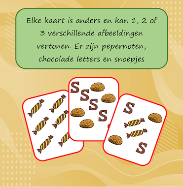 Lesmateriaal Kaartspel Wie heeft meer (thema De Sint) van auteur Jabbedabbedoe slide 2