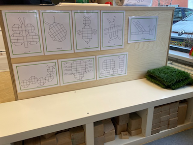 Lesmateriaal Thema kriebelbeestjes - bouwplannen bouwhoek van auteur Juf_Simoon