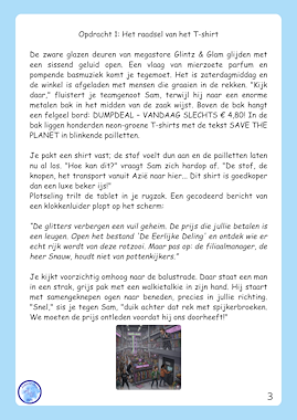 Lesmateriaal Milieuhelden: Dossier Mode Muiterij (groep 7-8) van auteur Alexandra Wit slide 2