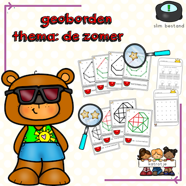Lesmateriaal geoborden de zomer van auteur katrotje slide 1