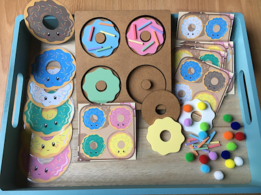 Lesmateriaal Donuts maken van auteur Little Play Friends slide 4