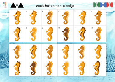 Lesmateriaal miniloco thema zeedieren / onderwater van auteur Kleuterjuf_Daphne slide 2