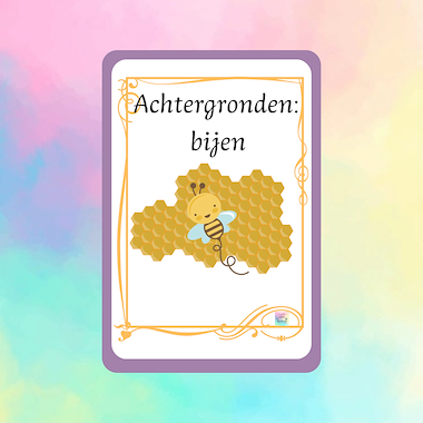 Lesmateriaal roxillien achtergronden de bij  van auteur kleuterwereldjes van roxillien