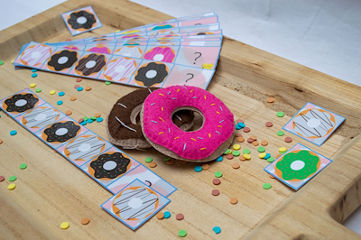 Lesmateriaal Donut logische volgorde van auteur Juf Sarah