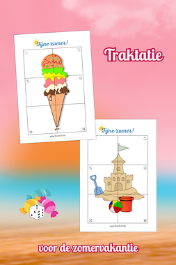 Lesmateriaal Dobbelspel voor de zomervakantie van auteur Thuisfuif