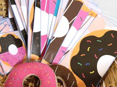 Lesmateriaal Donut match van auteur Juf Sarah slide 2