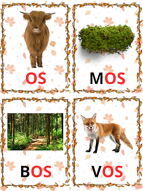 Lesmateriaal Rijmkaarten: HERFST van auteur Kleuterwereld slide 2