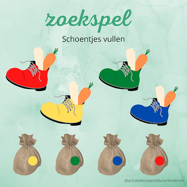 Lesmateriaal Sinterklaas - Schoentjes vullen  van auteur Nanny Melissa
