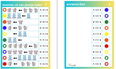 Lesmateriaal Pico Piccolo: sommen uit plaatjes halen.  van auteur Juf ilona slide 2