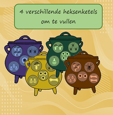 Lesmateriaal Beebotspel Vul de heksenketel van auteur Jabbedabbedoe slide 2