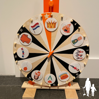 Lesmateriaal Koningsdag - lotto/memorie van auteur Nanny Melissa