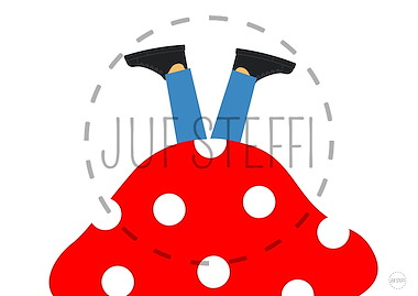 Lesmateriaal Prenten - 'Op een grote paddenstoel' van auteur Juf Steffi slide 4