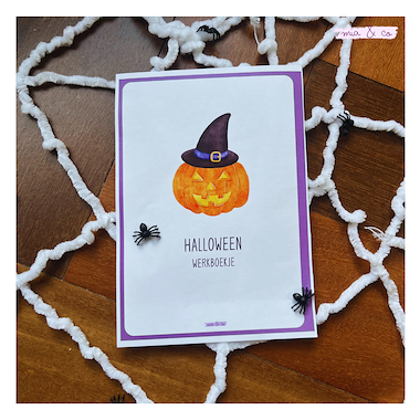 Lesmateriaal Werkboekje Halloween/ Griezelen van auteur MiaenCo slide 4