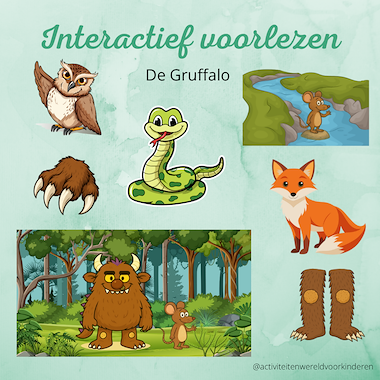 Lesmateriaal De Gruffalo - Interactief voorlezen van auteur Nanny Melissa