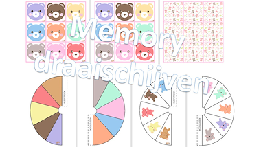 Lesmateriaal mijn lieve knuffelbeer - memory - fijne motoriek - en meer van auteur Little Play Friends slide 3