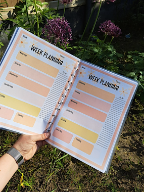 Lesmateriaal Niet gedateerde agenda 2023-2024 ZONDER VAKANTIES+FEESTDAGEN van auteur Kleuterjuf Amber slide 4