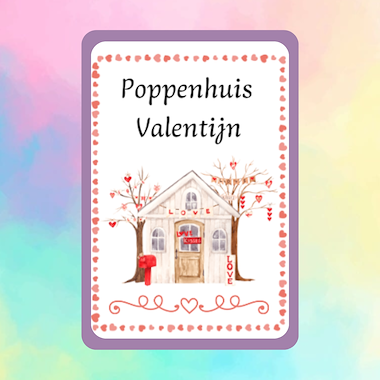 Lesmateriaal Roxillien poppenhuis Valentijn van auteur kleuterwereldjes van roxillien
