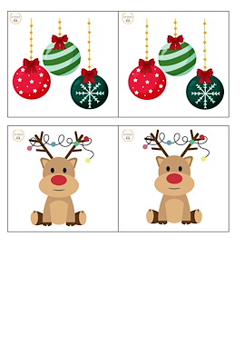 Lesmateriaal Memory Kerst van auteur Juf Shany