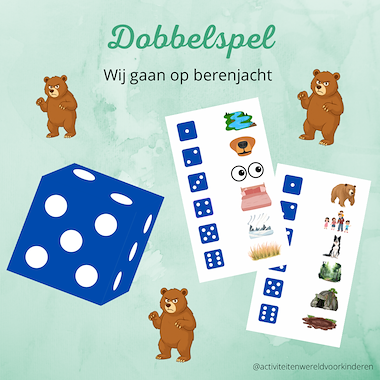 Lesmateriaal De Gruffalo - dobbelspel van auteur Nanny Melissa