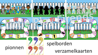 Lesmateriaal gezelschapsspel- de stoet van auteur Little Play Friends slide 2
