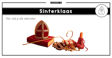 Collectie Sinterklaas van onderwijs lesmaterialen van auteur Juf Shanna