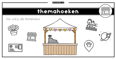 Collectie van lesmaterialen met onderwerp Themahoeken van auteur Juf Shanna
