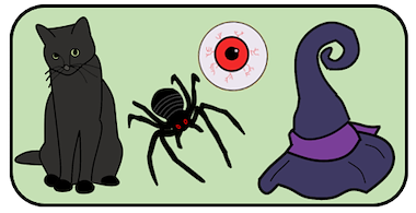 Collectie van lesmaterialen met onderwerp Griezelen van auteur Jabbedabbedoe