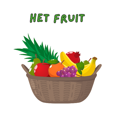 Collectie van lesmaterialen met onderwerp Het fruit van auteur deklasvankaat