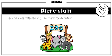 Collectie van lesmaterialen met onderwerp Thema dierentuin van auteur Juf Shanna