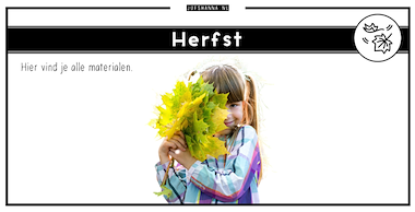 Collectie Herfst van onderwijs lesmaterialen van auteur Juf Shanna