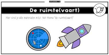 Collectie van lesmaterialen met onderwerp Thema de ruimte van auteur Juf Shanna