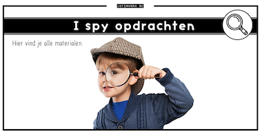 Collectie I-Spy-opdrachten van onderwijs lesmaterialen van auteur Juf Shanna