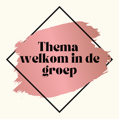 Collectie van lesmaterialen met onderwerp Welkom in de groep van auteur Nanny Melissa