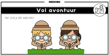 Collectie van lesmaterialen met onderwerp Thema vol avontuur van auteur Juf Shanna