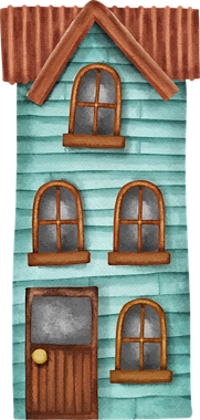 Collectie van lesmaterialen met onderwerp Het huis en bouwen van auteur Little Play Friends