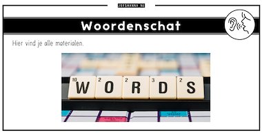 Collectie van lesmaterialen met onderwerp Woordenschat van auteur Juf Shanna