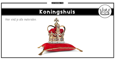 Collectie Koningshuis van onderwijs lesmaterialen van auteur Juf Shanna