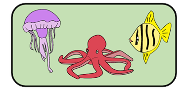 Collectie van lesmaterialen met onderwerp Diep in de zee van auteur Jabbedabbedoe